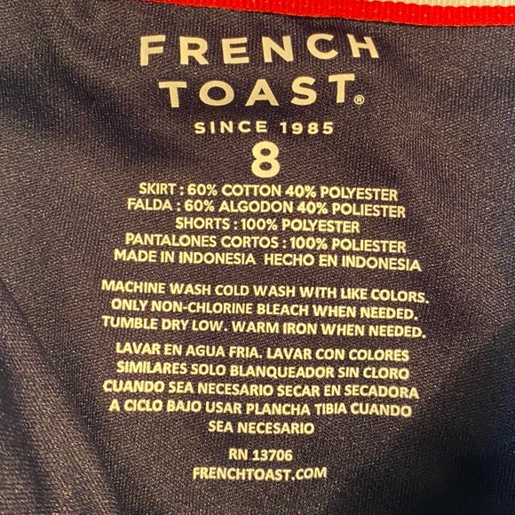 French Toast Skirt/Skort Navy Blue Girls School Uniform ***3/$25 - Picture 5 of 5